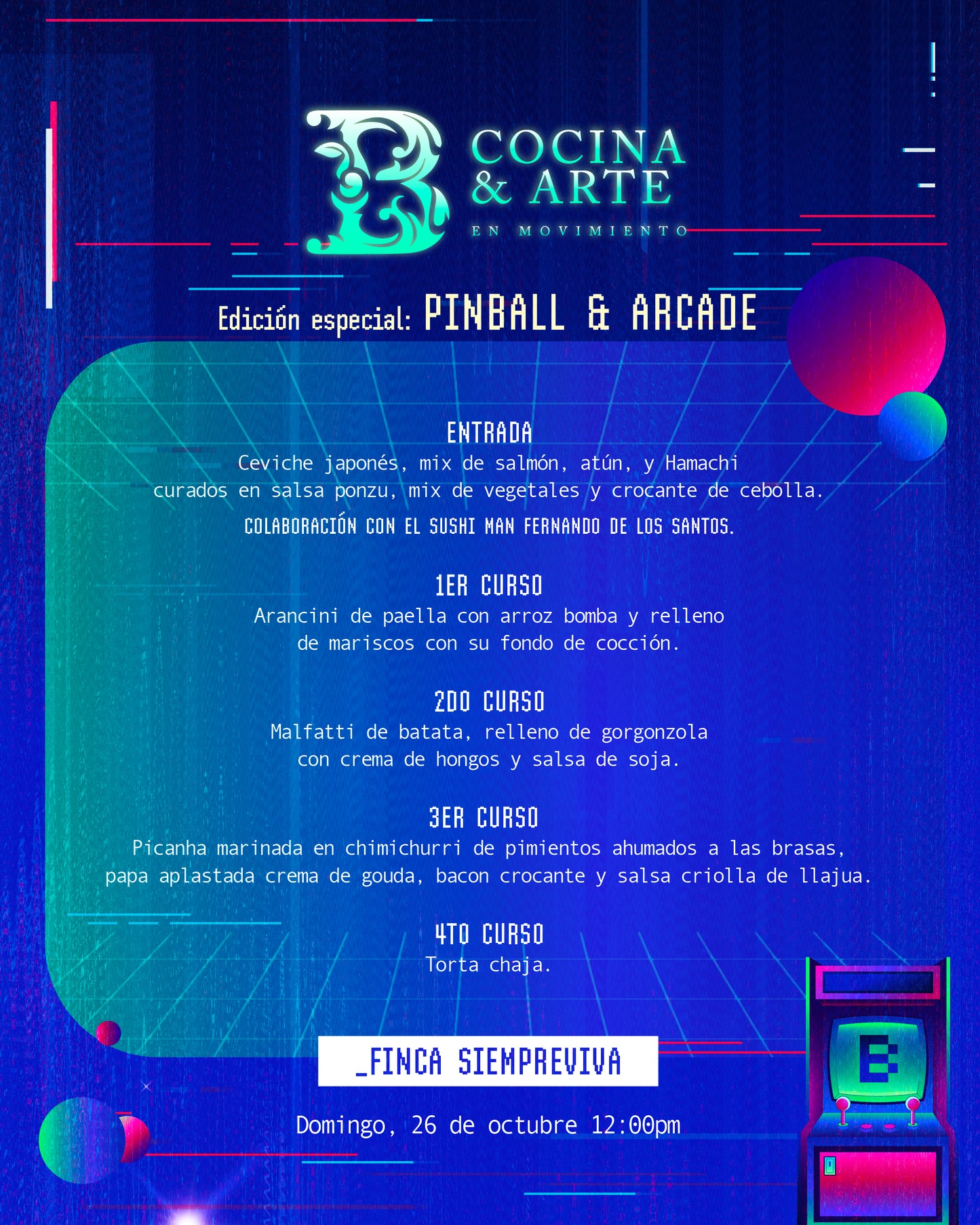 Evento Especial: Pinball y Arcade