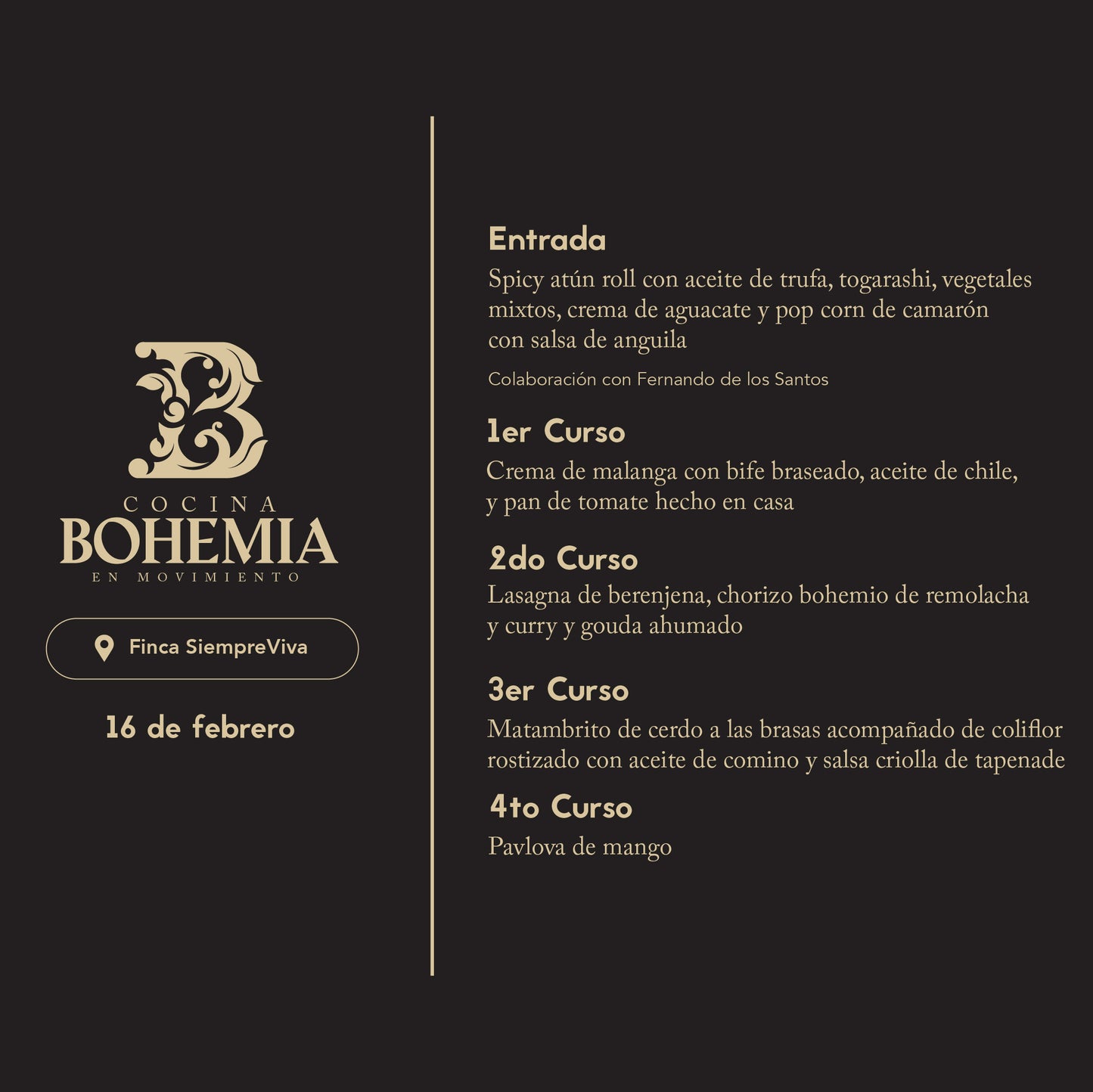 Bohemia Cocina en Movimiento / Cayey