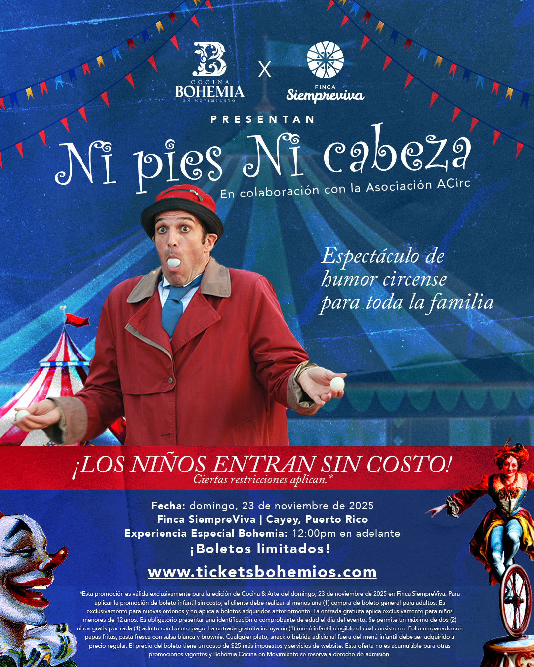 Evento Especial: Ni Pies Ni Cabeza