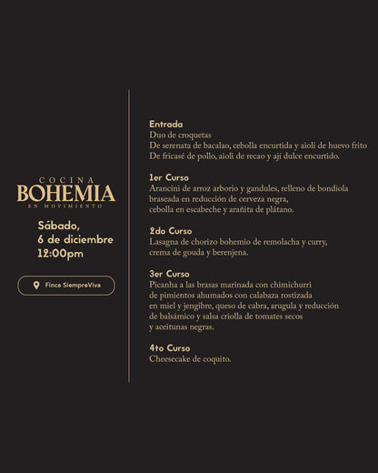 Bohemia Cocina en Movimiento