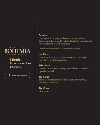 Bohemia Cocina en Movimiento