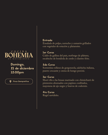 Bohemia Cocina en Movimiento