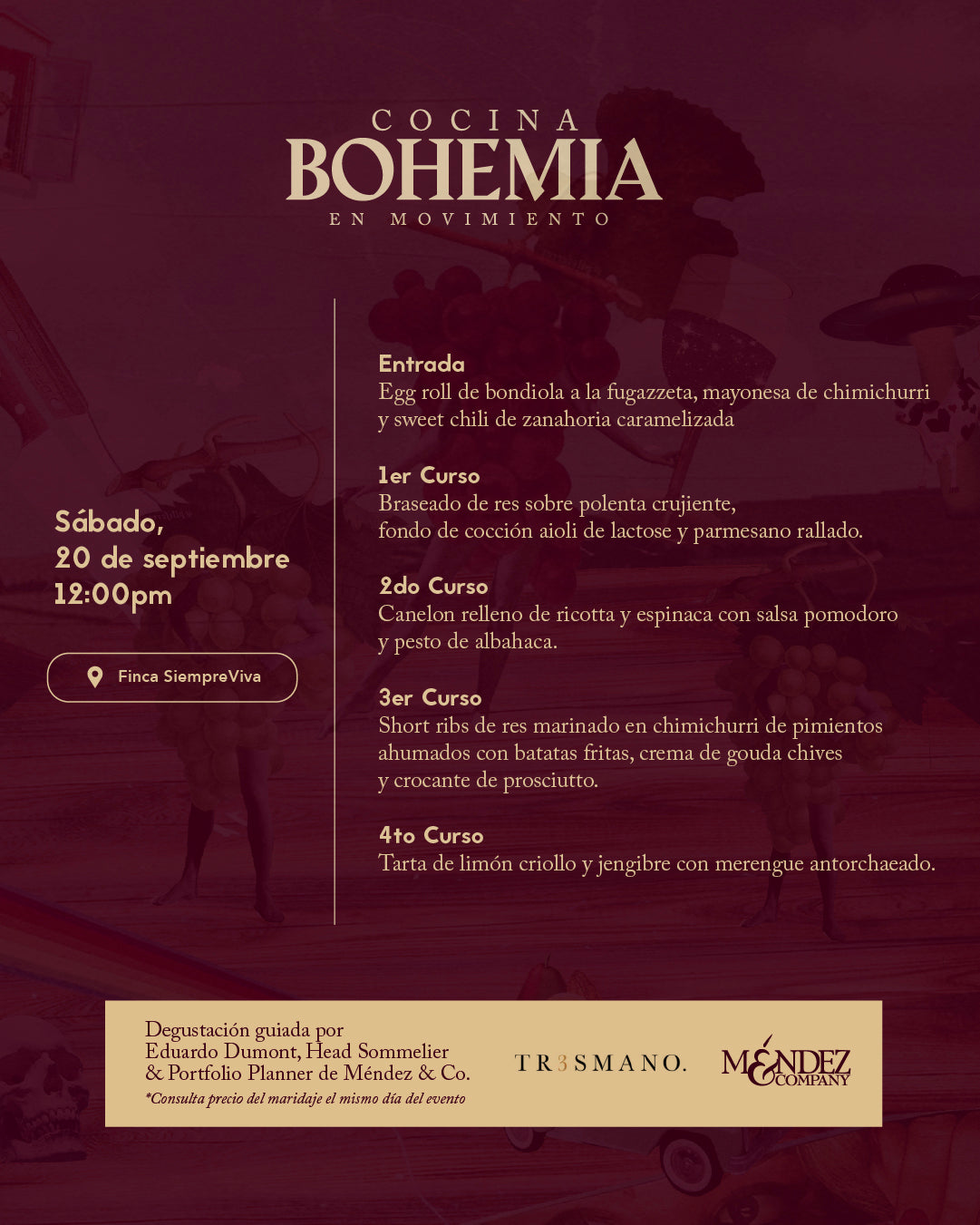 Bohemia Cocina en Movimiento