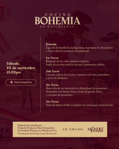 Bohemia Cocina en Movimiento