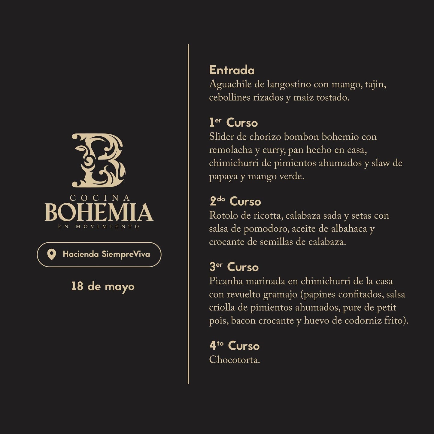 Bohemia Cocina en Movimiento / Cayey